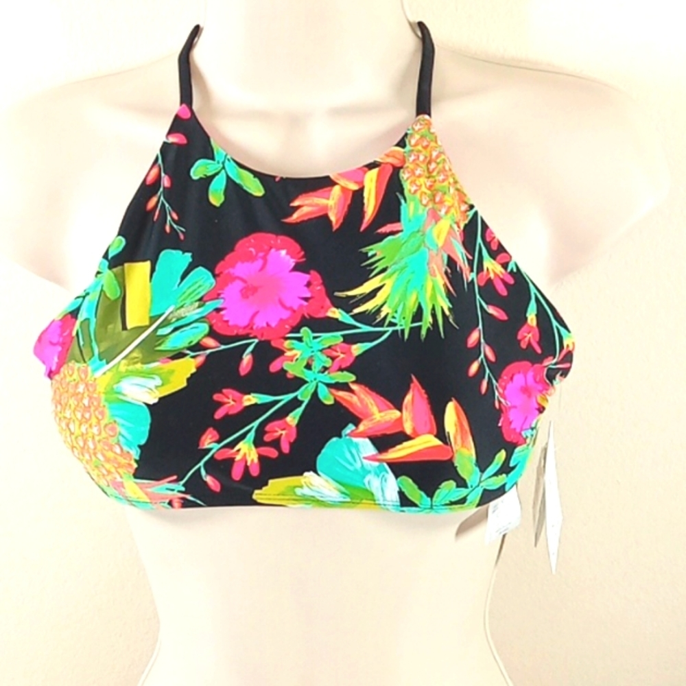 BODY GLOVE  Bikini Top EXTRA SMALL / TP Swim Vacation Multi-color PADDED New